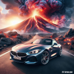 A Z4 with a volcano erupting in the background.png