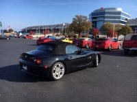 Z4 in front with other cars in front of Charlotte Motor Park.JPG