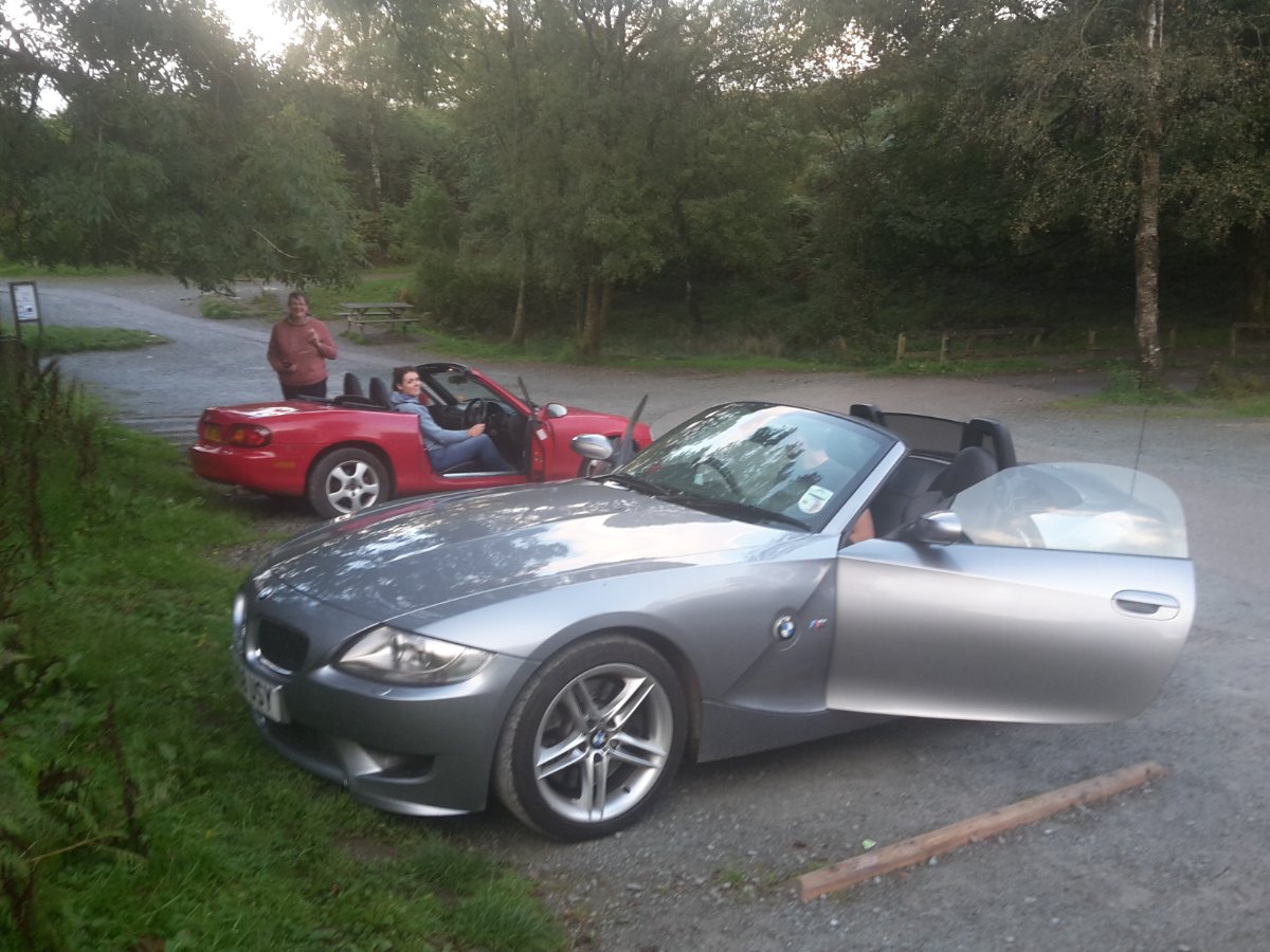 Zed and Mx5 at Tarn Hows