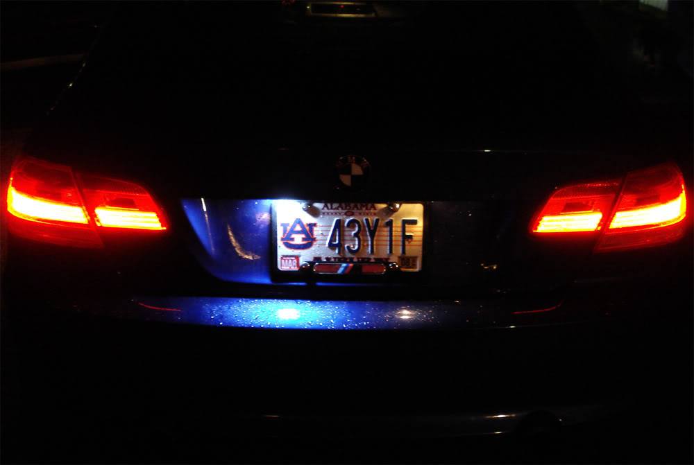 LED license plate light.. thoughts? - BMW 3-Series (E90 E92) Forum